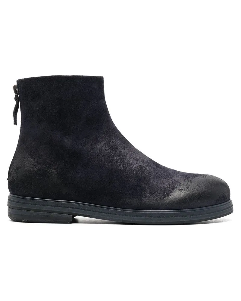 Marsèll Knöchelhohe Lederstiefel - Blau Blau