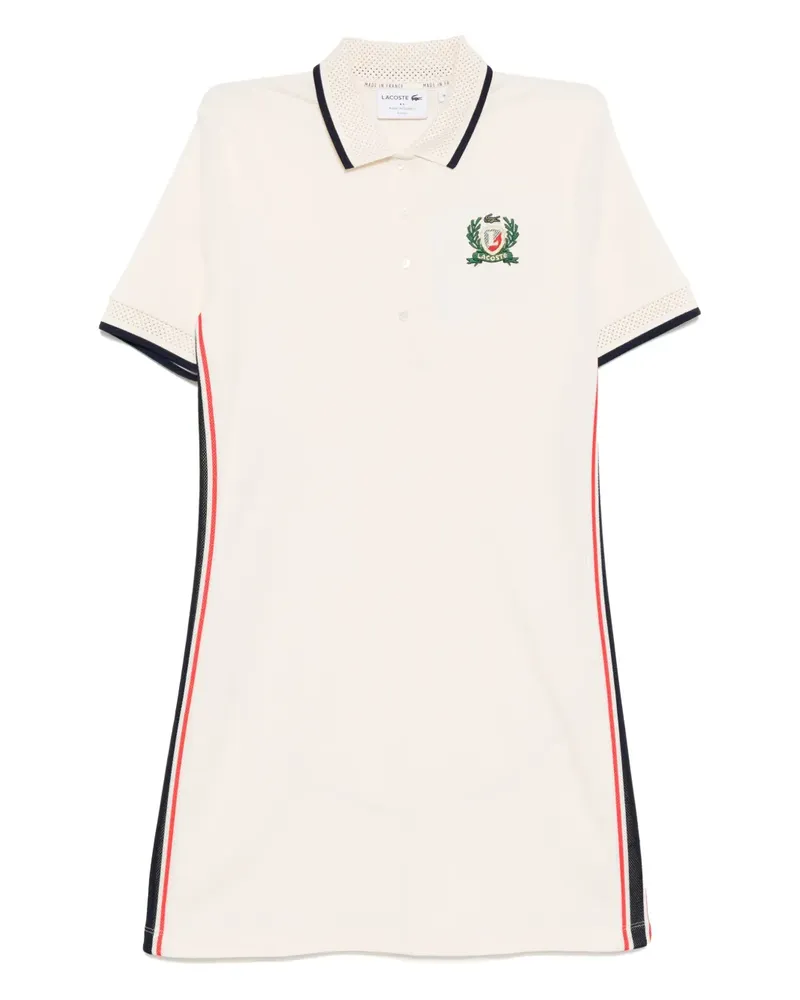 Lacoste Klassisches Poloshirtkleid - Nude Nude