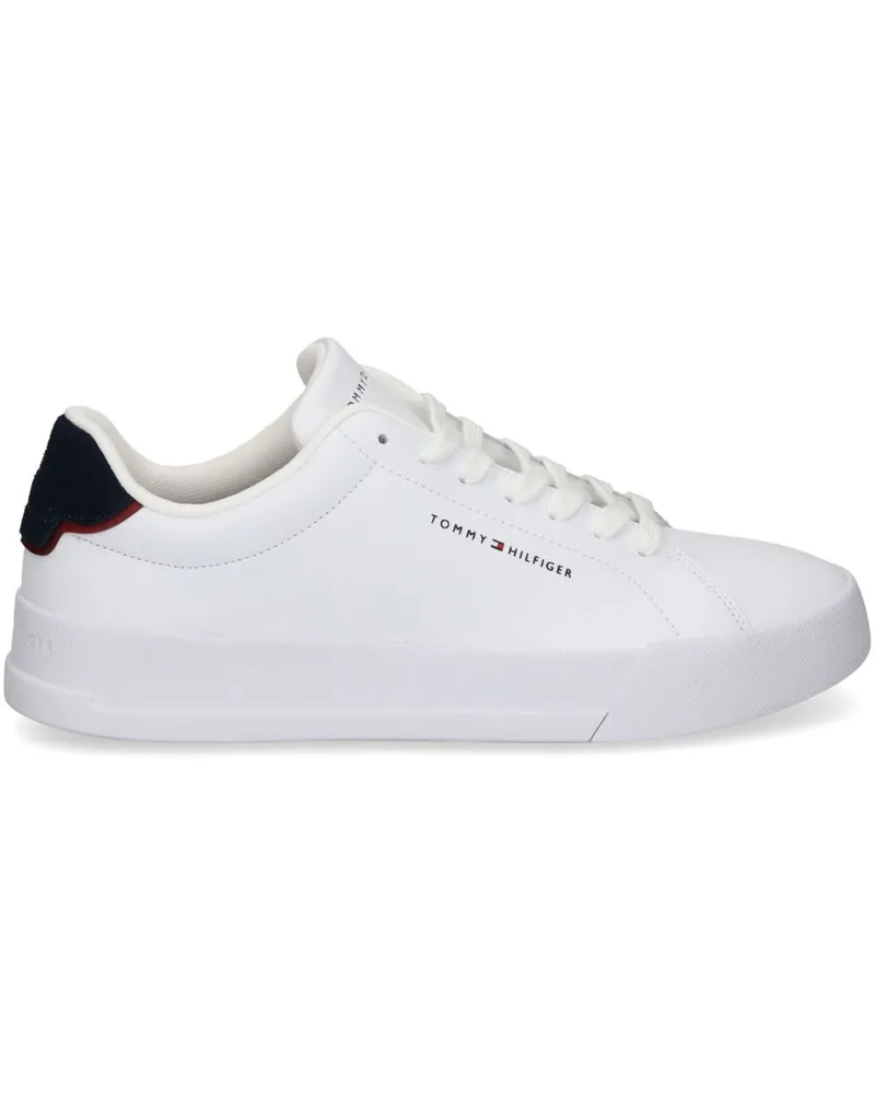 Tommy Hilfiger Sneakers mit Logo-Prägung - Weiß Weiß