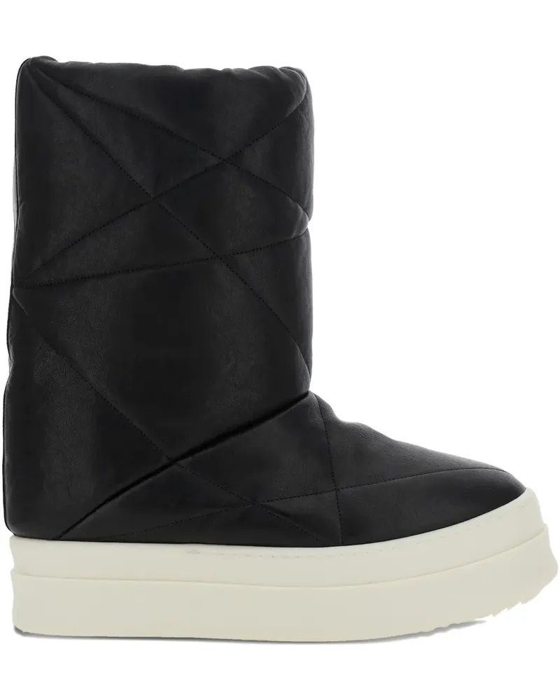 Rick Owens Gesteppte Stiefel - Schwarz Schwarz