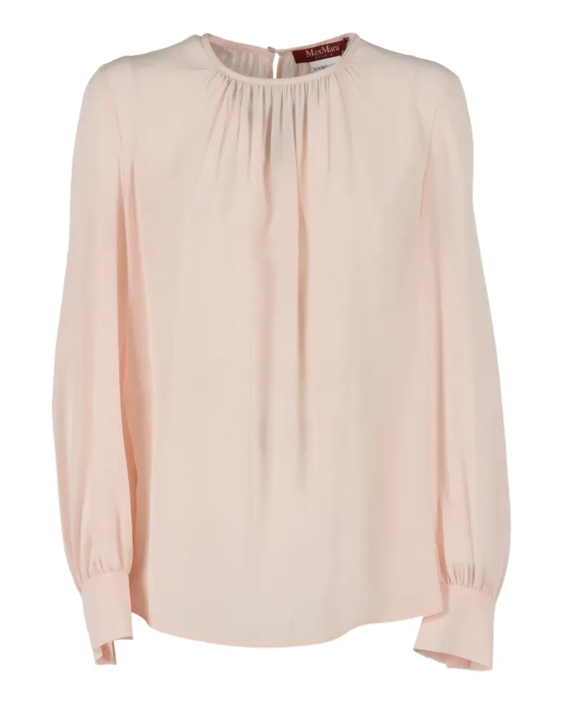 Max Mara gathered blouse - Rosa Rosa