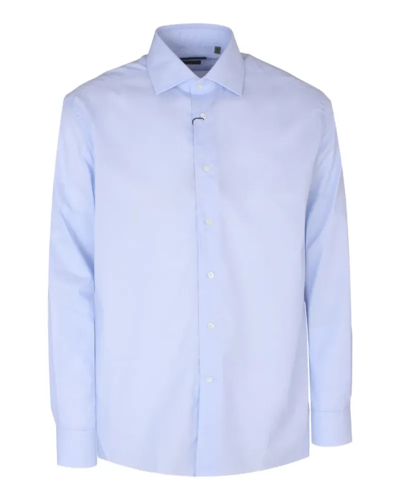 Corneliani Hemd mit Eton-Kragen - Blau Blau