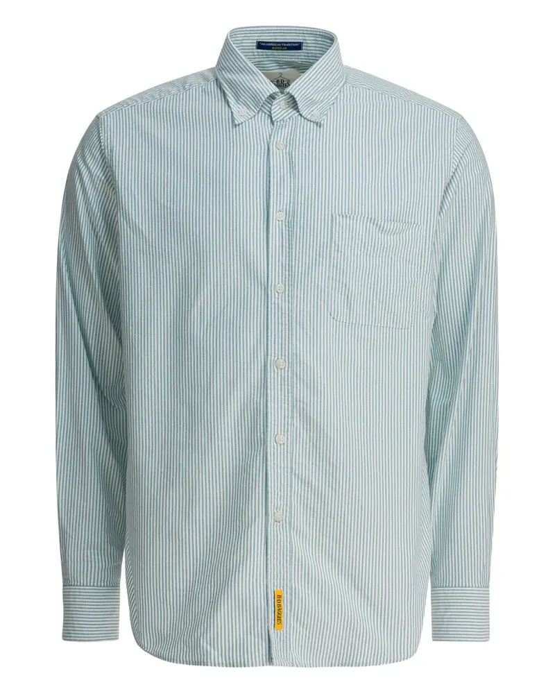 B.D. Baggies striped pocket shirt - Grün Grün