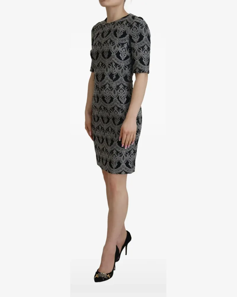 Dolce & Gabbana Klassisches Minikleid - Schwarz Schwarz