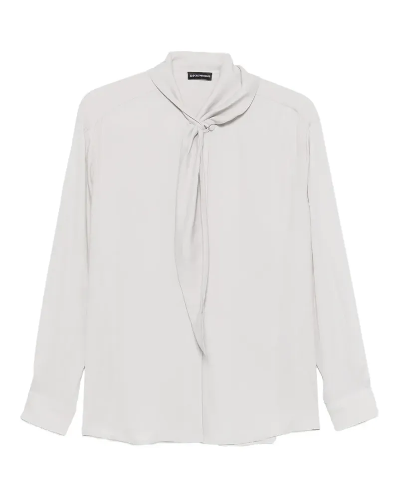 Emporio Armani Klassische Bluse - Grau Grau