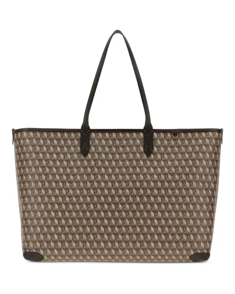 Anya Hindmarch I Am A Plastic Bag zipped tote bag - Braun Braun