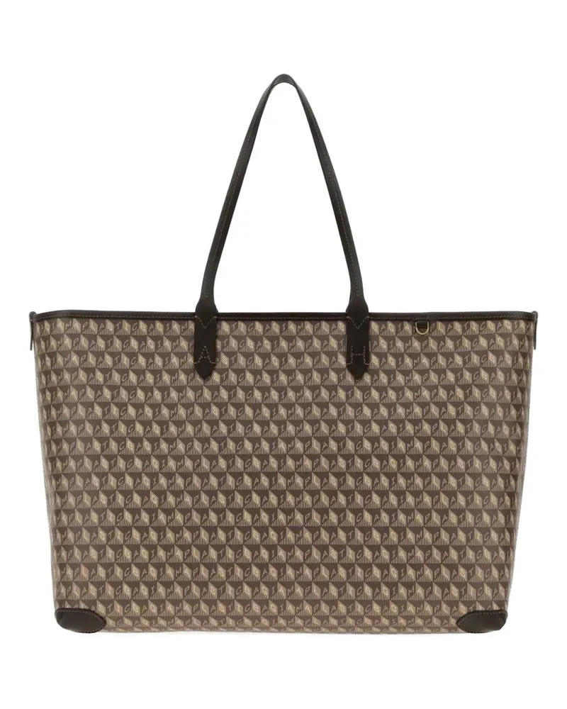 Anya Hindmarch I Am A Plastic Bag zipped tote bag - Braun Braun