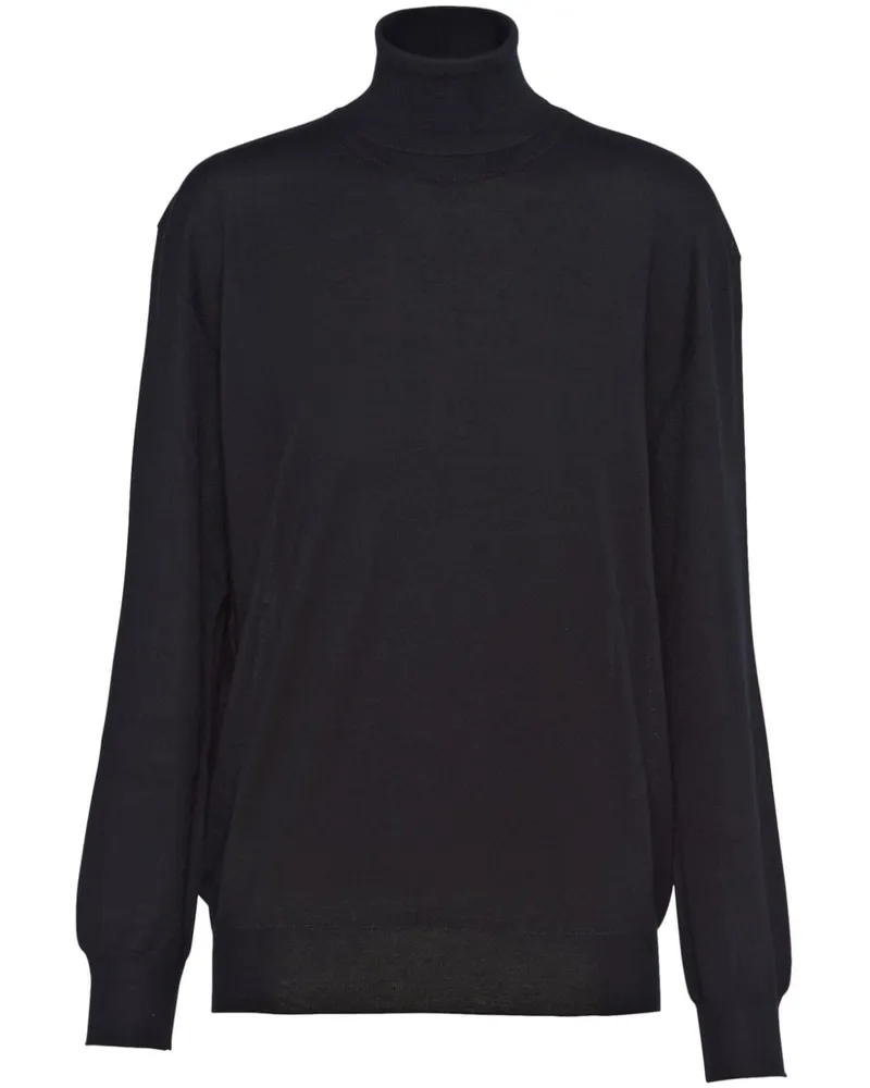 Prada Pullover mit Rollkragen - Schwarz Schwarz