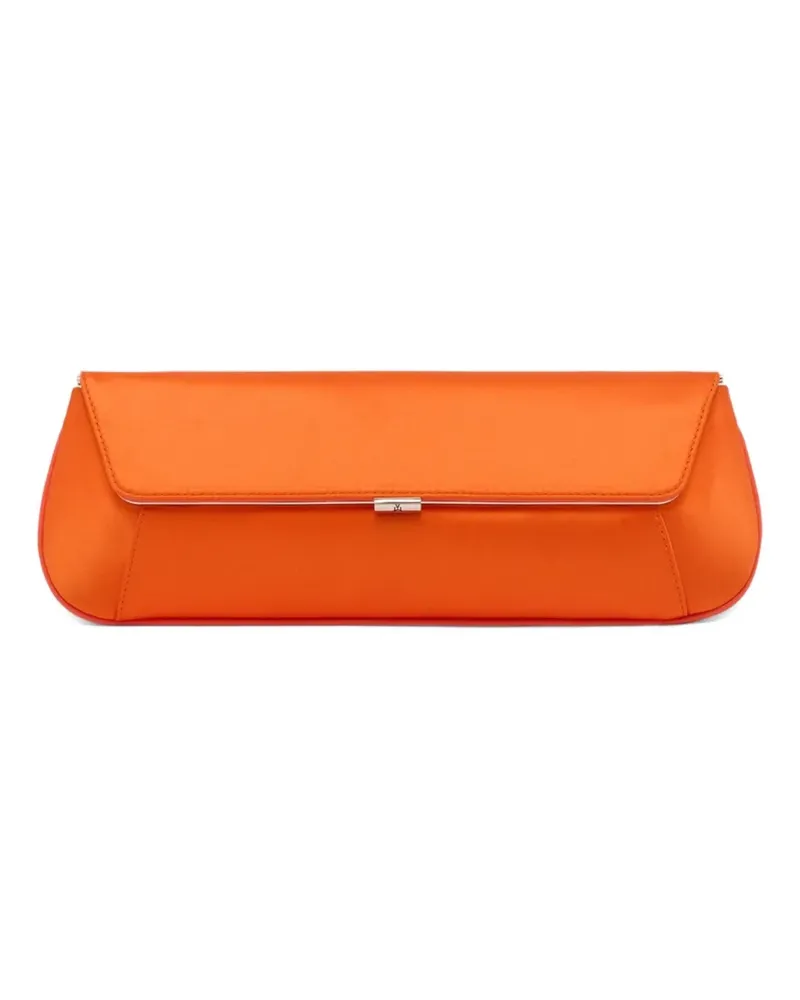 Amina Muaddi Ami Clutch - Orange Orange