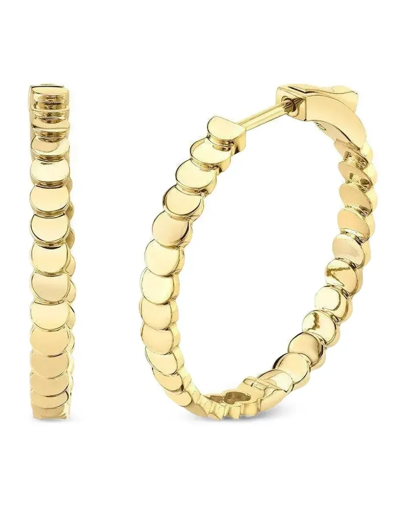 ANITA KO Mittelgroße 18kt Classic Luna Goldcreolen Gold