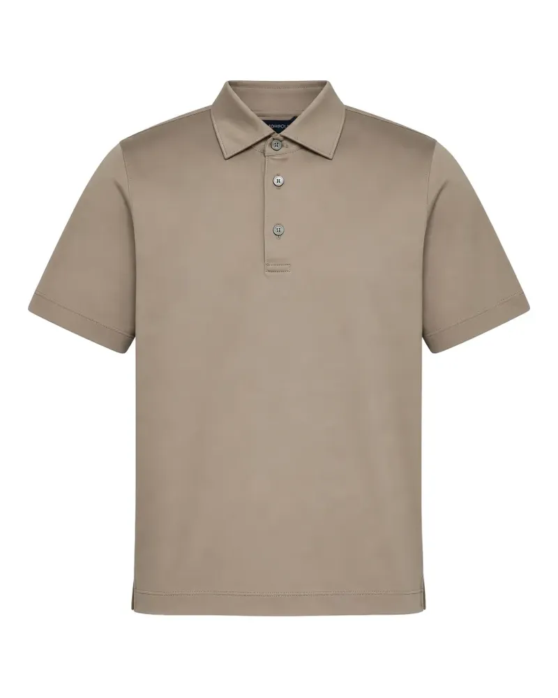 Tombolini Poloshirt mit kurzen Ärmeln - Nude Nude