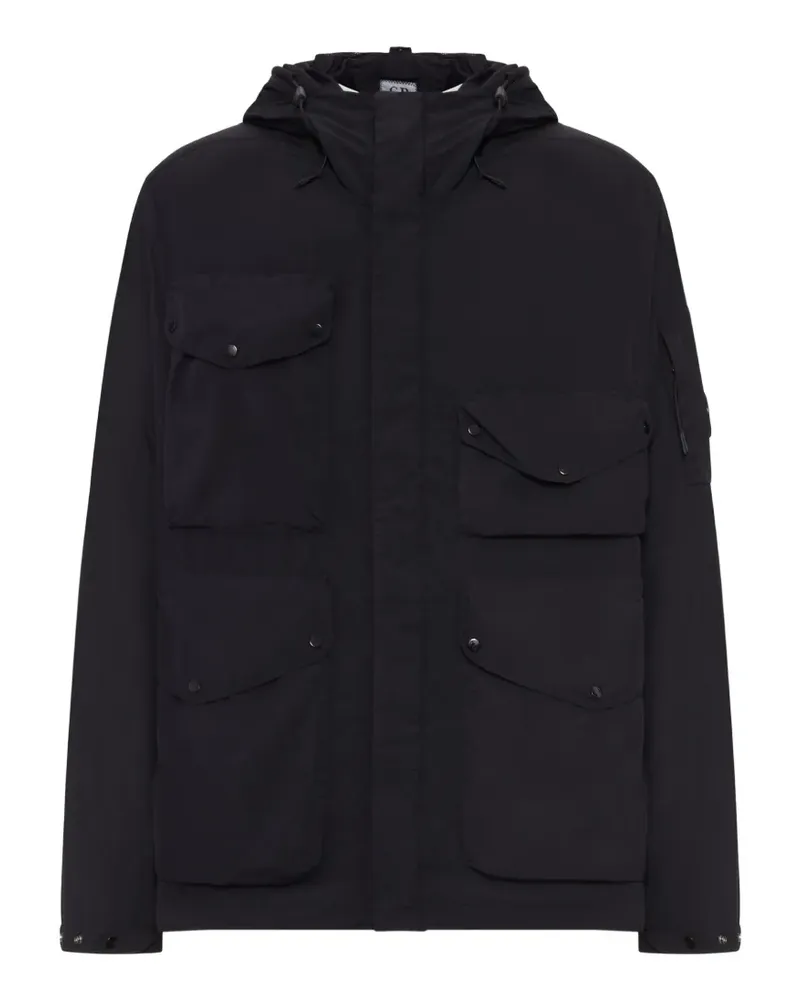 C.P. Company Kapuzenjacke mit Goggle-Detail - Schwarz Schwarz