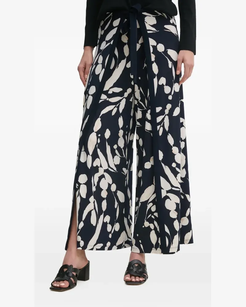 Joseph Ribkoff floral print tie trousers - Blau Blau