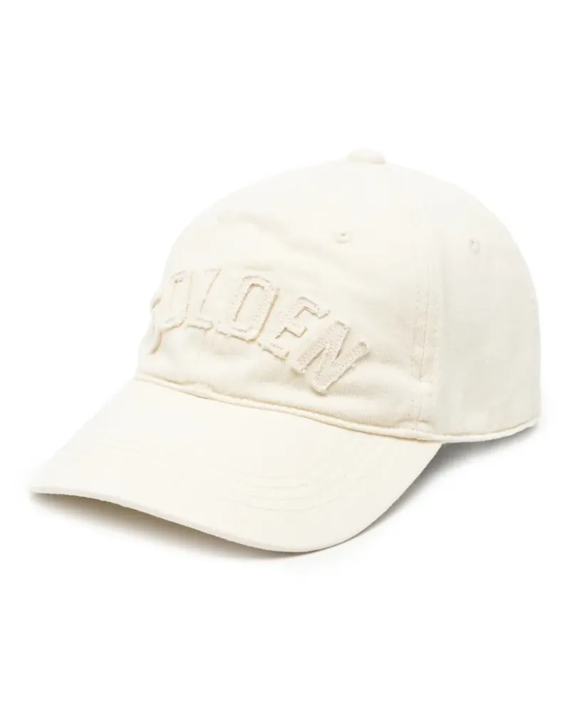 Golden Goose logo-patch baseball cap - Nude Nude
