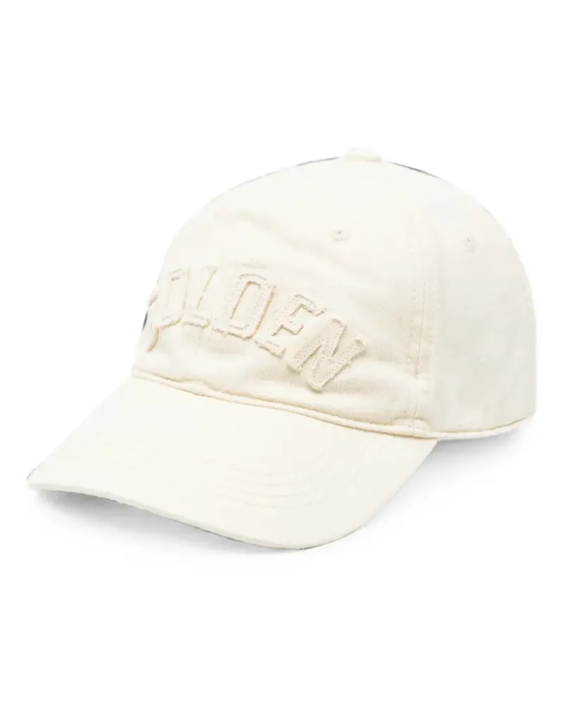 Golden Goose logo-patch baseball cap - Nude Nude