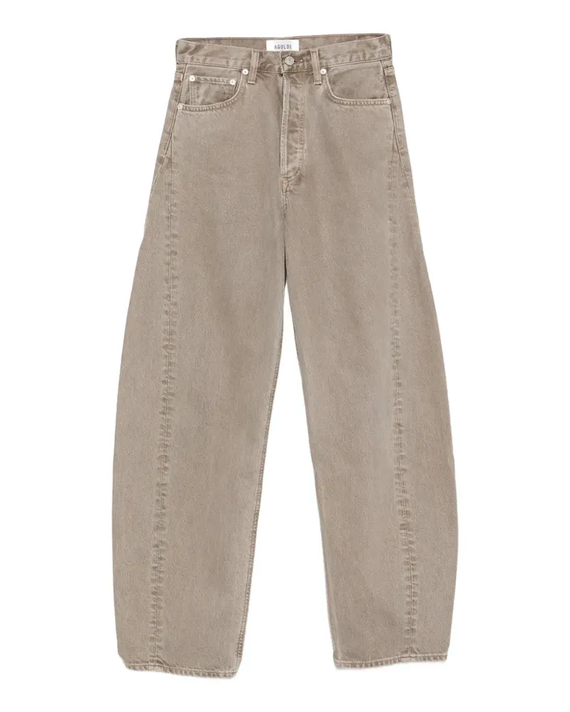 AGOLDE Luna Jeans mit Gürtel - Grau Grau