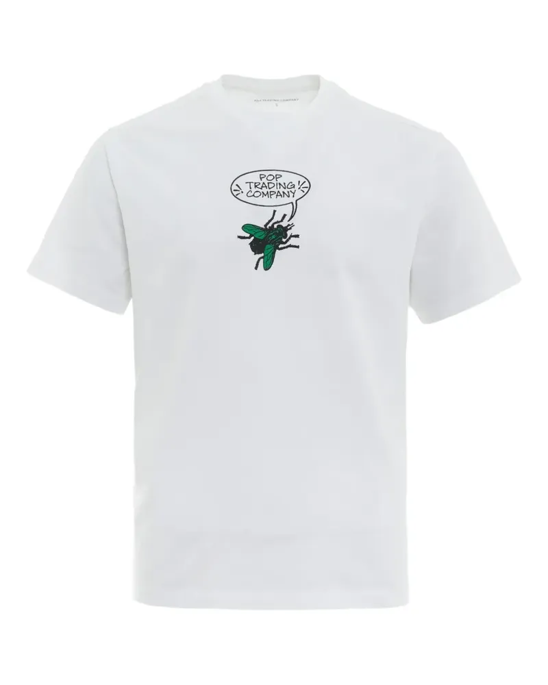 Pop Trading Company Pop Fly T-Shirt - Weiß Weiß