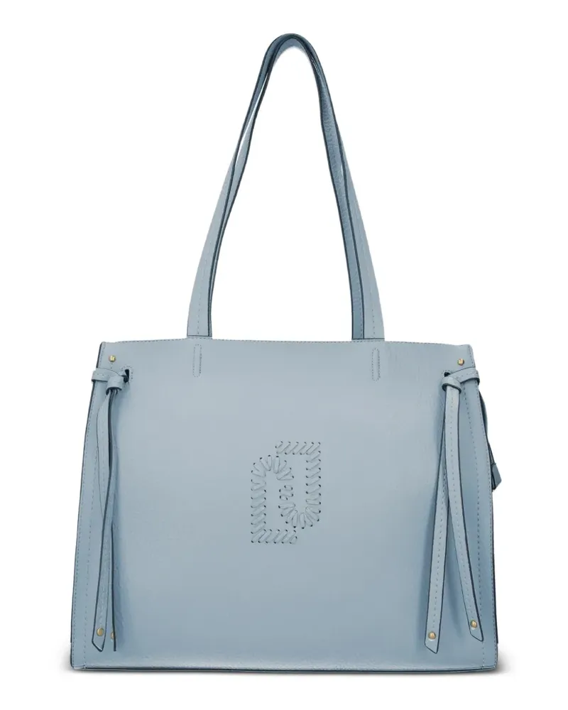 Liu Jo large logo tote bag - Blau Blau