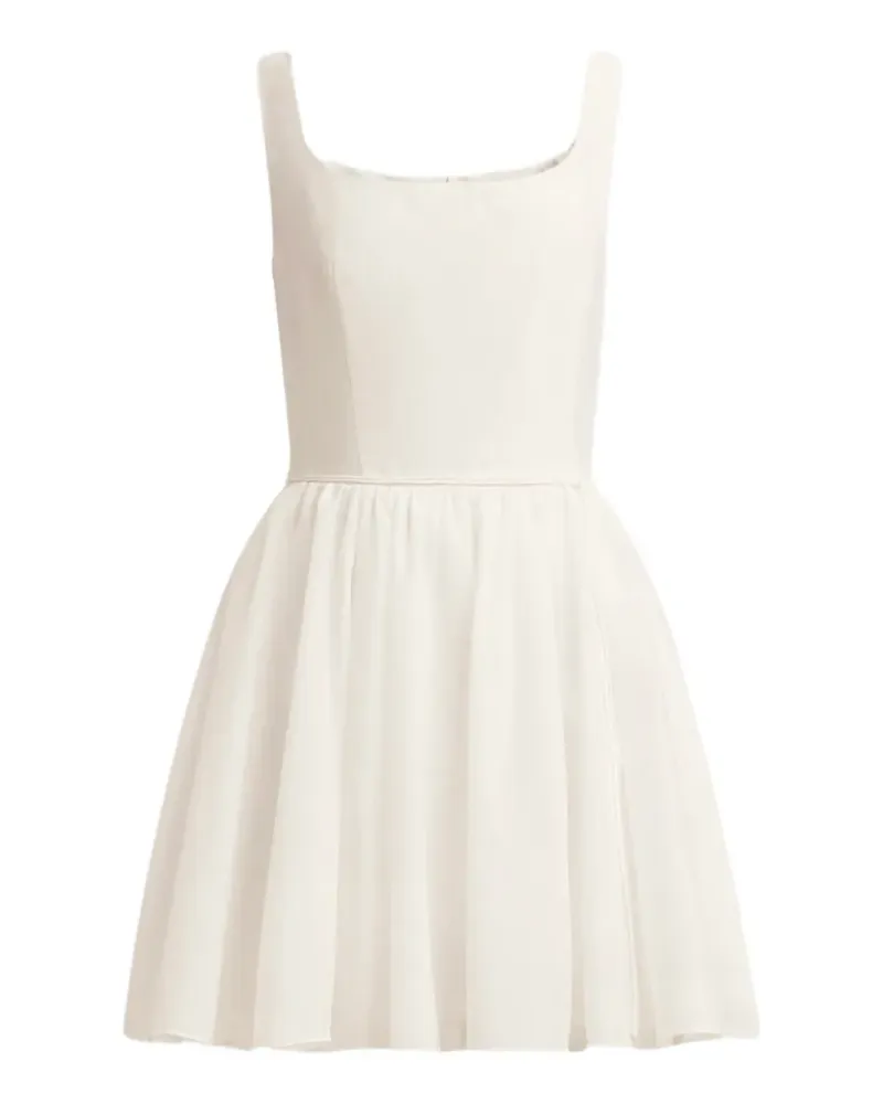 12 STOREEZ Minikleid mit eckigem Ausschnitt - Nude Nude