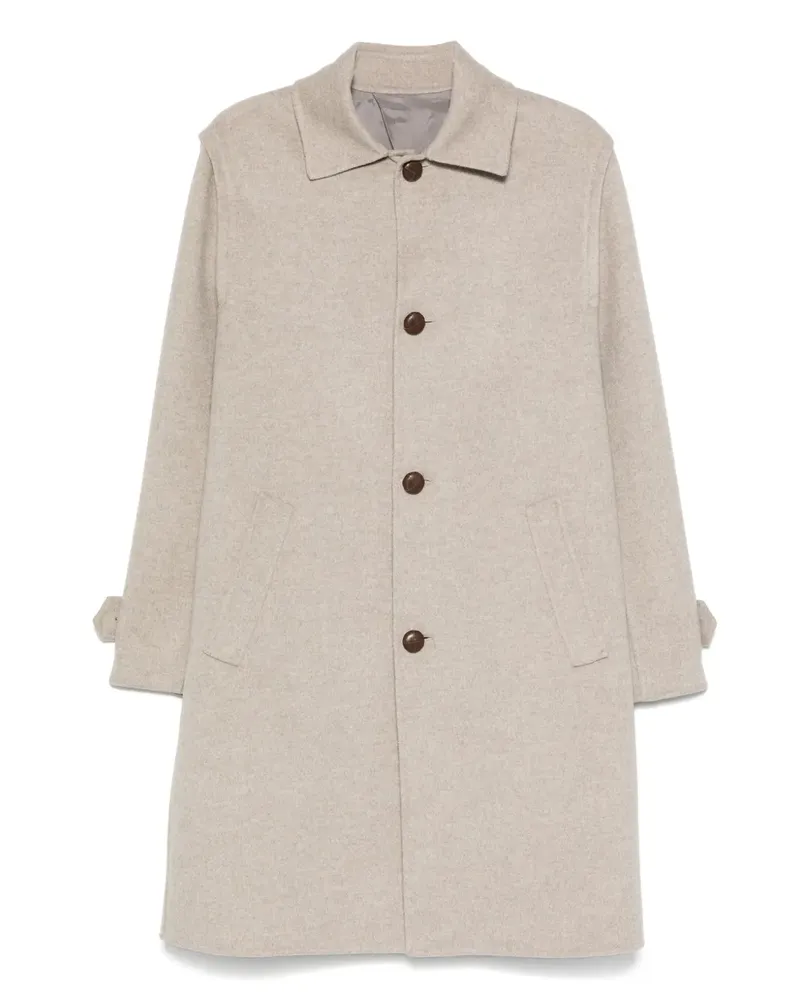 Eleventy Einreihiger Mantel - Braun Braun