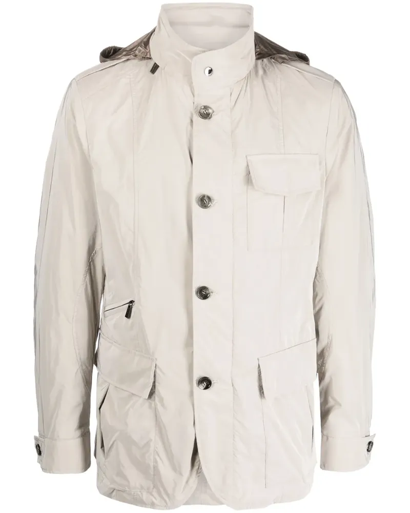 MOORER Leichte Porto Jacke - Nude Nude