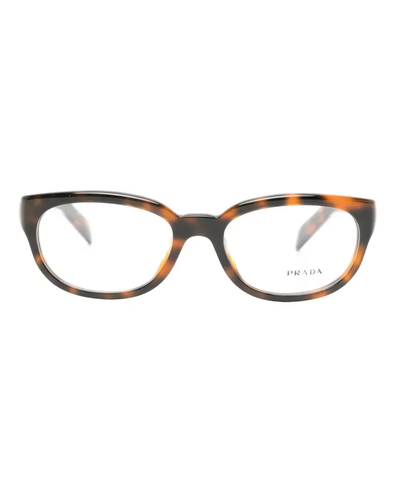 Prada Cat-Eye-Brille in Schildpattoptik - Braun Braun