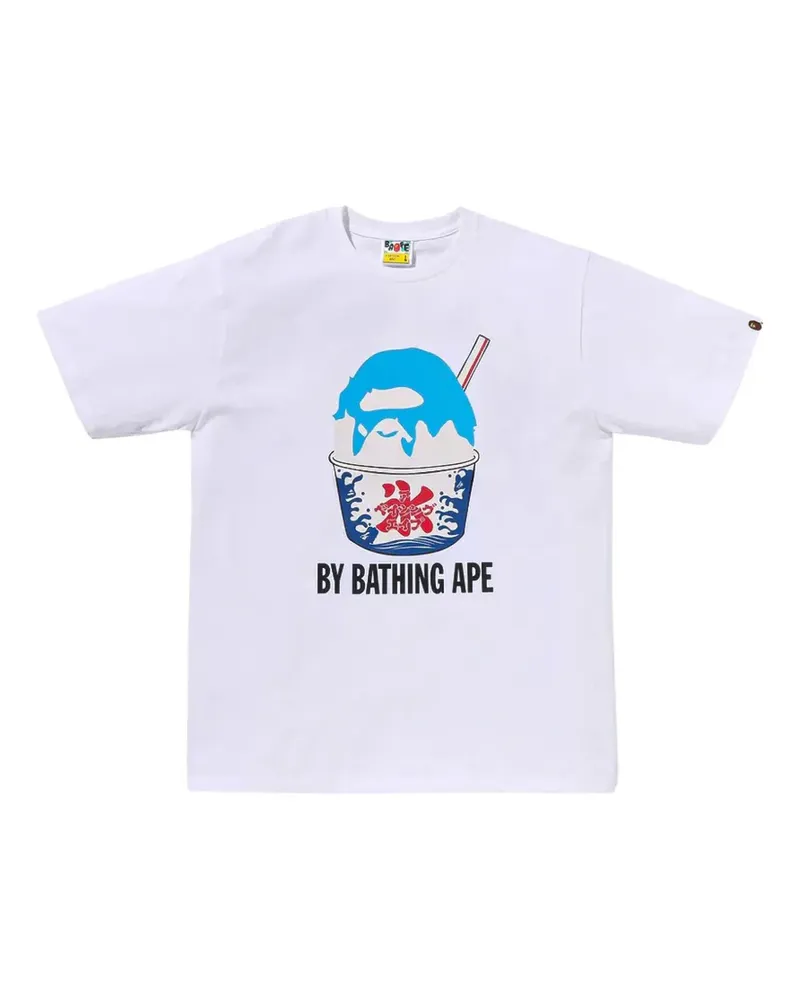 BAPE Shave Ice Ape T-Shirt - Weiß Weiß