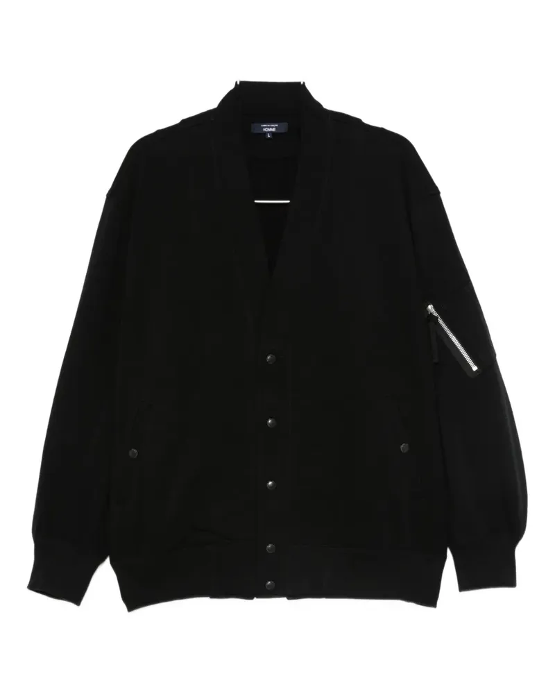 Comme des Garçons button-fastening pocket cardigan - Schwarz Schwarz