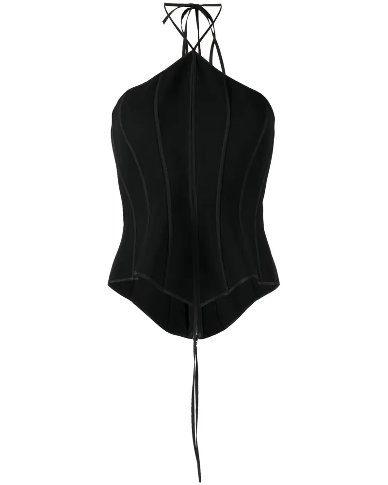 Maticevski Intuit Bustier - Schwarz Schwarz