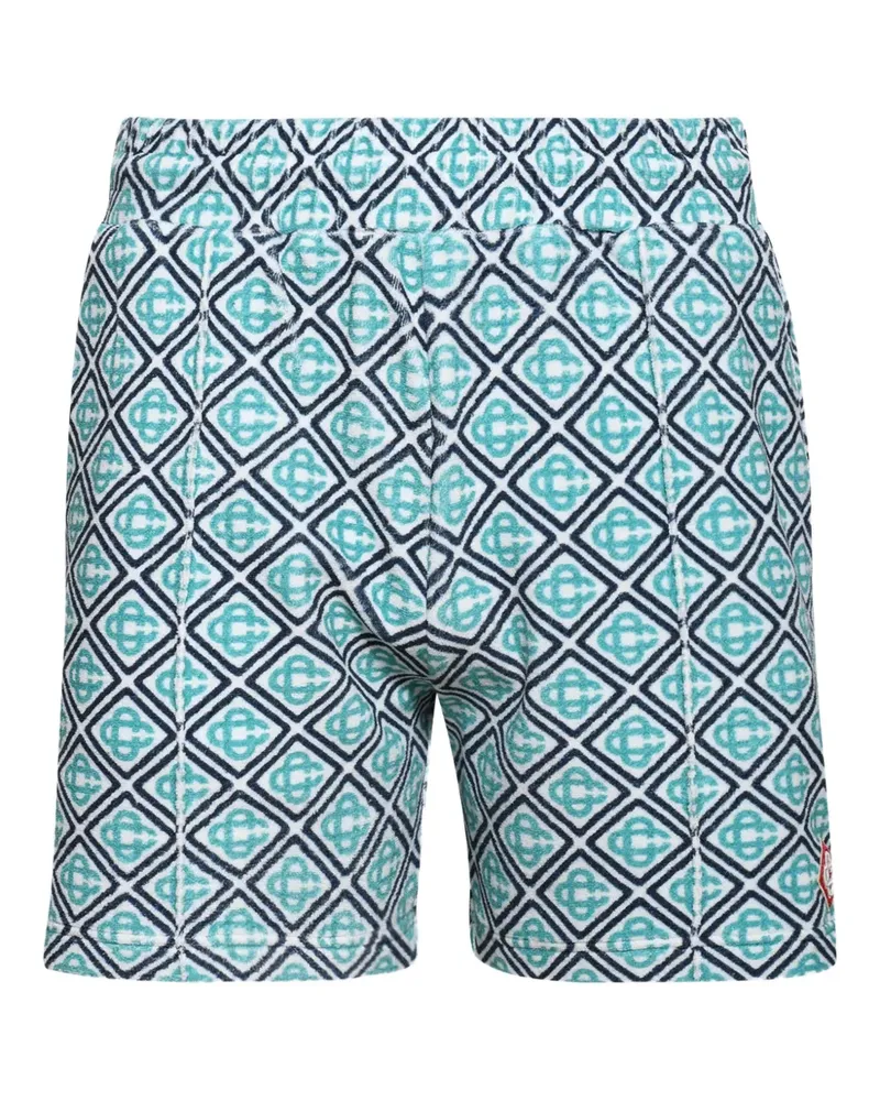 Casablanca Paris Frottee-Shorts - Blau Blau