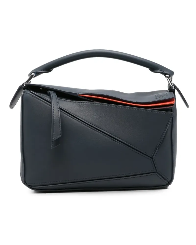 Loewe Puzzle Layers Clutch - Blau Blau