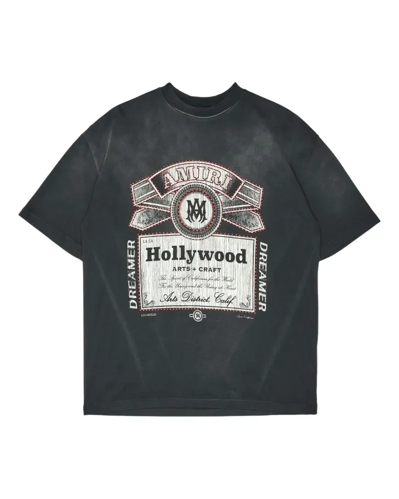 Amiri Hollywood Arts & Crafts studded T-shirt - Schwarz Schwarz