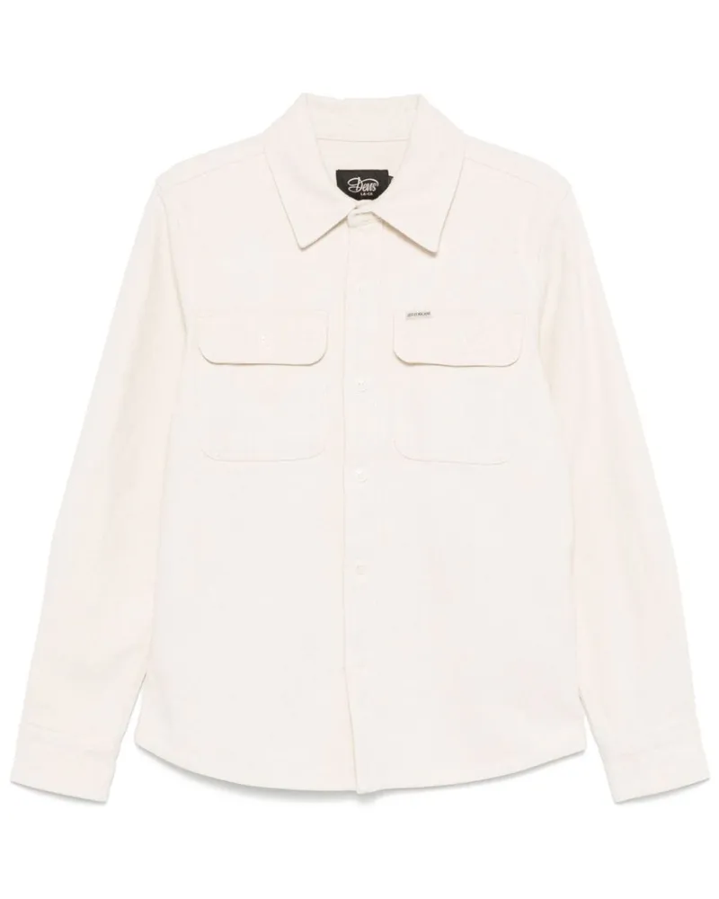 Deus Ex Machina Vacay Hemdjacke - Weiß Weiß