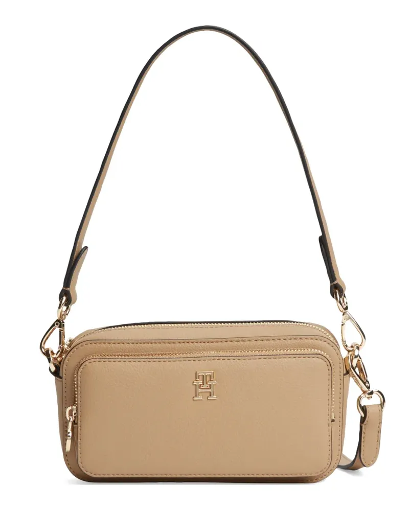 Tommy Hilfiger Schultertasche mit Reißverschluss - Nude Nude