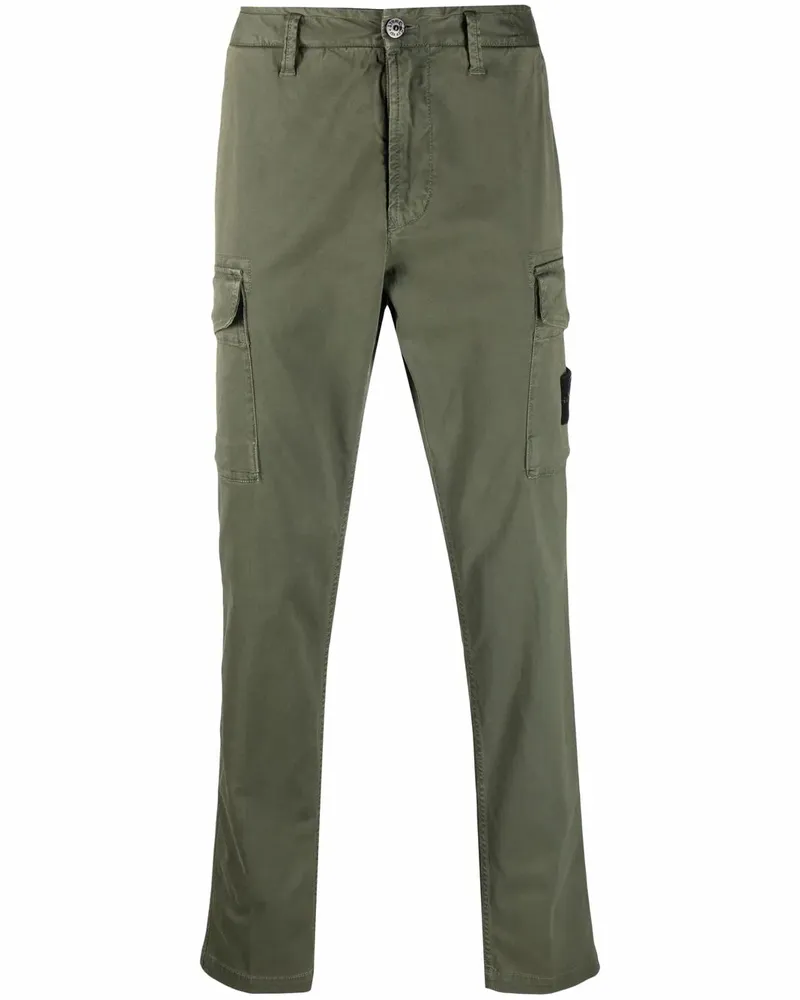 Stone Island Cargohose mit geradem Bein - Grün Grün