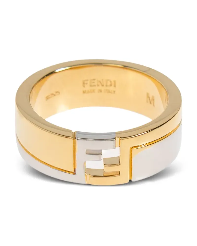 Fendi FF Cube Ring - Gold Gold