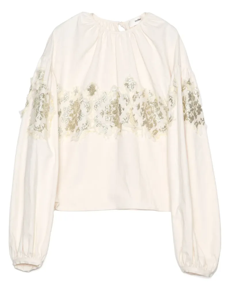 Muller of Yoshiokubo Glare Bluse - Weiß Weiß