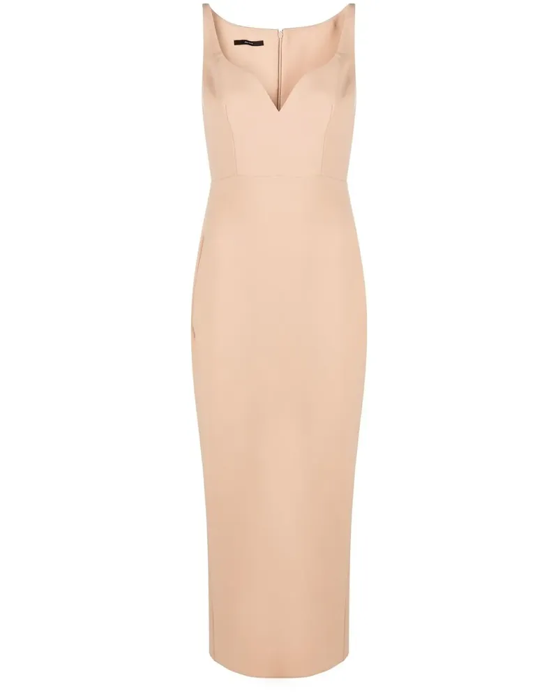 Alex Perry Blakely Midikleid - Nude Nude