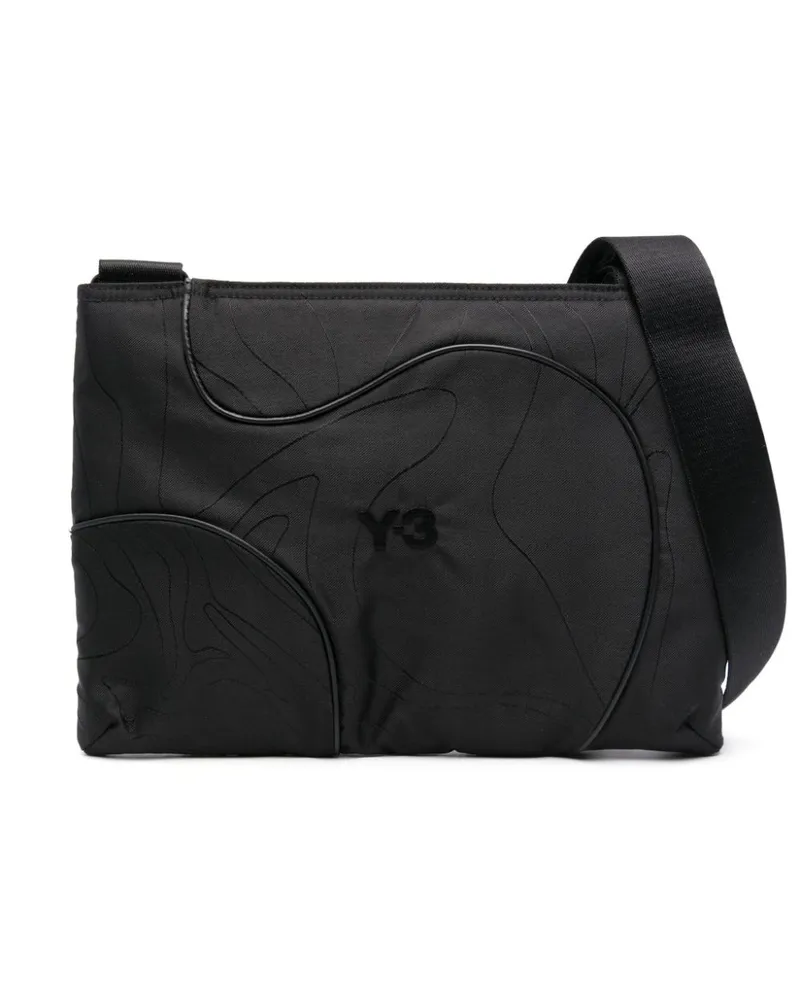 Y-3 TPO Sacoche Umhängetasche - Schwarz Schwarz