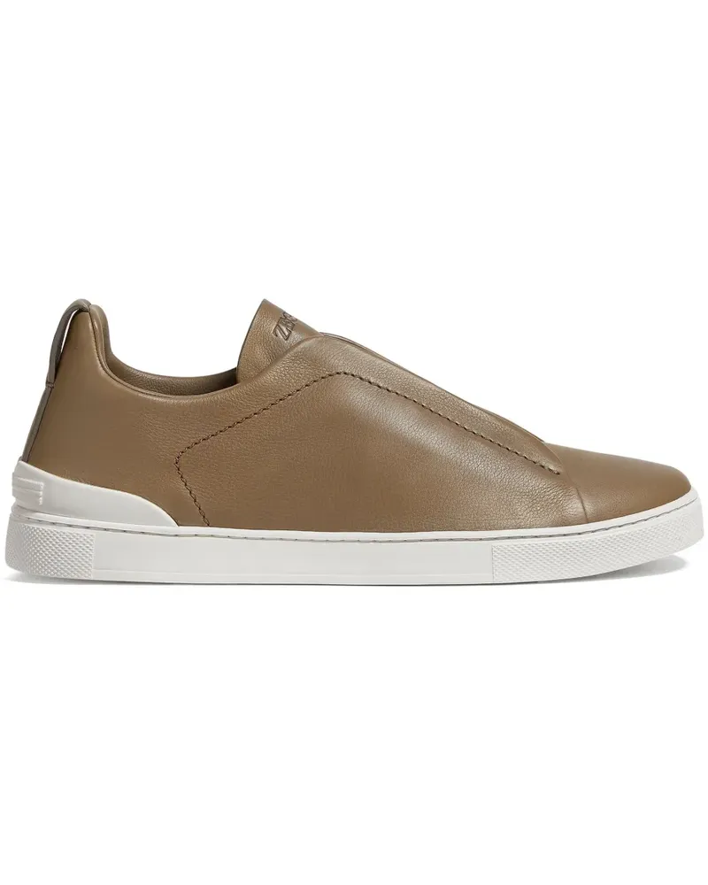 Ermenegildo Zegna Triple Stitch Second Skin Sneakers - Grün Grün