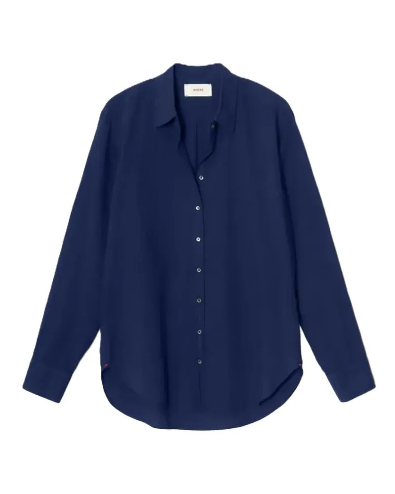 Xírena Langärmeliges Hemd - Blau Blau