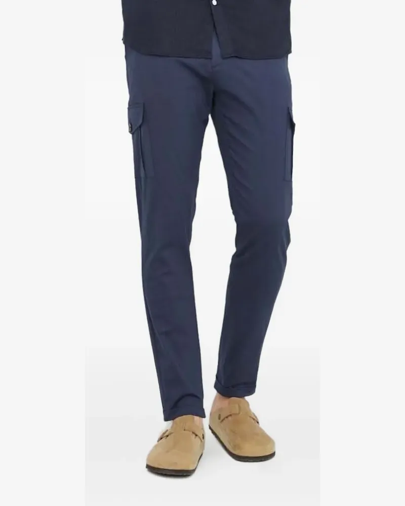LES DEUX Hose mit aufgesetzter Tasche - Blau Blau