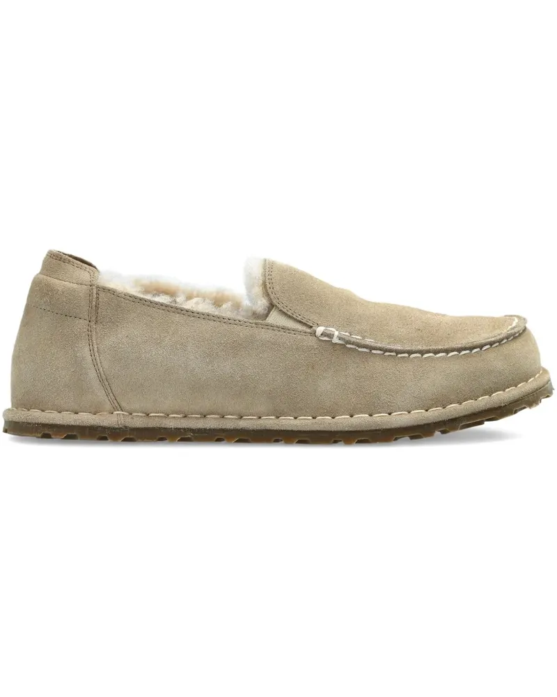 Birkenstock Utti Shearling suede loafers - Nude Nude