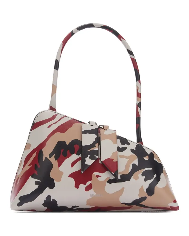 ATTICO Schultertasche mit Camouflage-Print - Weiß Weiß