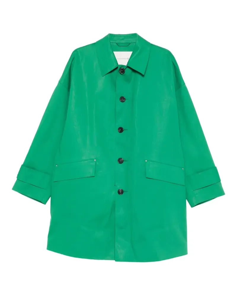 MACKINTOSH Geknöpfte Humbiw Jacke mit Klappentasche - Grün Grün