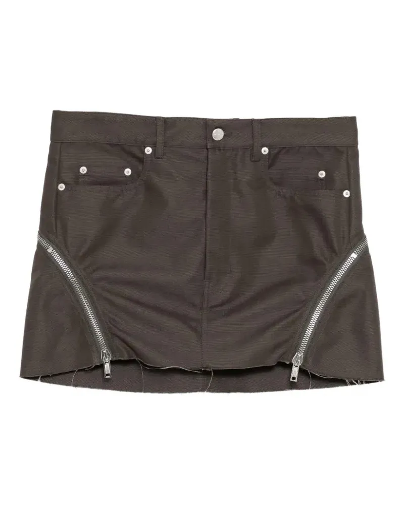 Rick Owens Bolan Banana mini skirt - Grau Grau