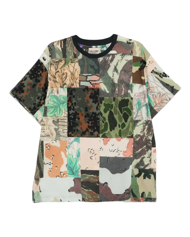 GALLERY DEPT. patchwork camouflage T-shirt - Grün Grün