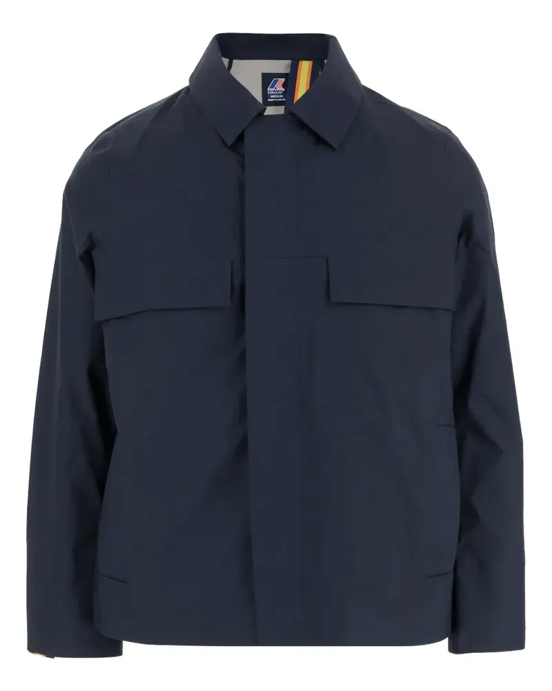 K-Way Winddichte Jacke - Blau Blau