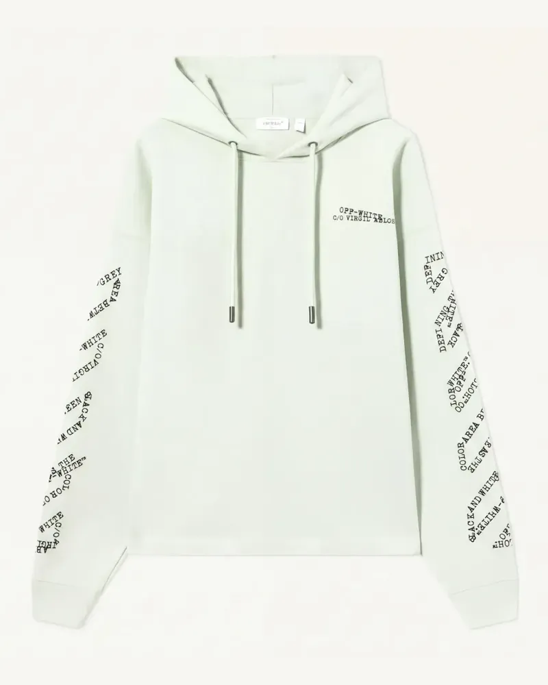 OFF-WHITE Type Arrow Diagonal Hoodie - Grün Grün