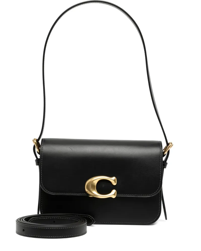 Coach Refined Schultertasche - Schwarz Schwarz